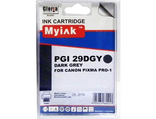 Картридж CANON PIXMA PRO-1 PGI-29DGY темно-серый MyInk - изображение