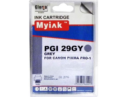Картридж CANON PIXMA PRO-1 PGI-29GY серый MyInk - изображение