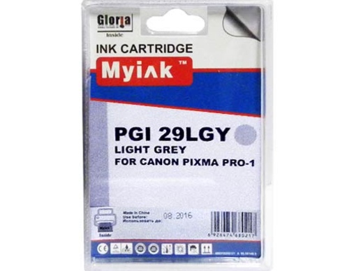 Картридж CANON PIXMA PRO-1 PGI-29LGY светло-серый MyInk - изображение
