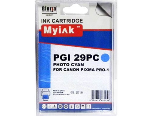 Картридж CANON PIXMA PRO-1 PGI-29PC глянцево-голубой MyInk - изображение