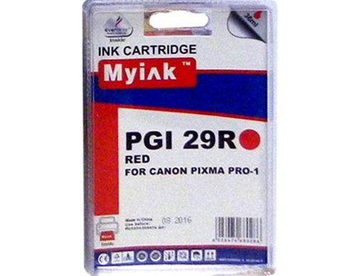 Картридж CANON PIXMA PRO-1 PGI-29R красный MyInk - изображение