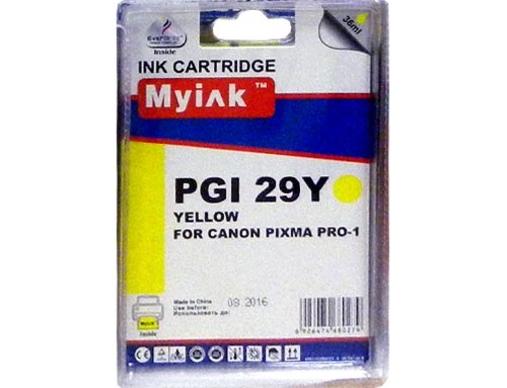 Картридж CANON PIXMA PRO-1 PGI-29Y желтый MyInk - изображение