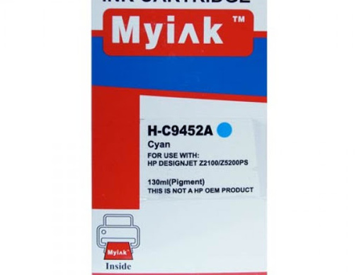 Картридж HP C9452A (70) синий (130ml, Dye) MyInk - изображение