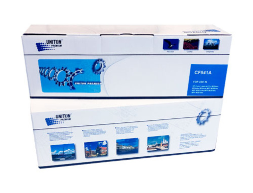 Картридж HP CF541A (203A) синий (1,3K) UNITON Premium - изображение