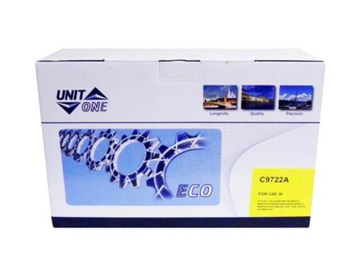 Картридж HP C9722A (641A) (восстановленный) желтый (8K) UNITON Eco - изображение