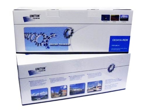 Картридж HP CE341A (651A) (восстановленный) синий (16K) UNITON Premium - изображение
