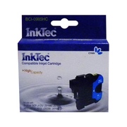 Картридж Brother DCP-125/315W/515W/MFC-265W/410/415W (LC39/985C) синий InkTec - изображение