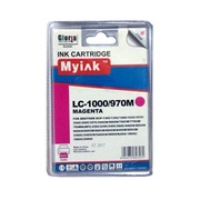 Картридж Brother DCP-130C/MFC-240C/5460CN/885CW (LC1000M/LC970M) красный MyInk - изображение