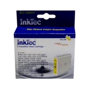 Картридж Brother DCP-130C/MFC-240C/5460CN/885CW (LC1000Y) желтый InkTec - изображение