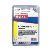 Картридж Brother DCP-130C/MFC-240C/5460CN/885CW (LC1000Y/LC970Y) желтый MyInk - изображение