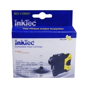 Картридж Brother DCP-145C/6690CW/MFC-250C/990C (LC1100Y) желтый InkTec - изображение
