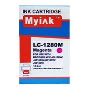 Картридж Brother MFC-J5910/6510/6710 (LC1280XLM) красный (16,6ml, Dye) MyInk - изображение