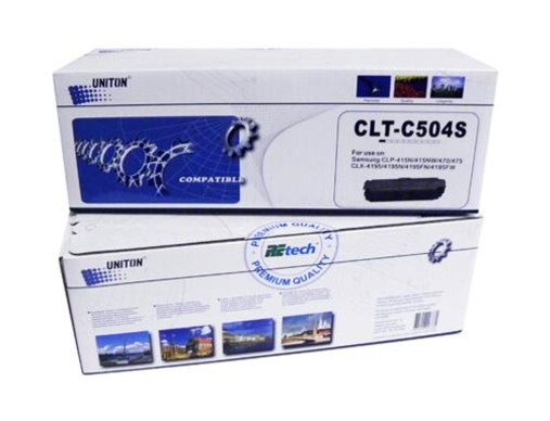 Картридж SAMSUNG CLP-415/CLX-4195 (CLT-C504S) (1,8K) синий UNITON Premium - изображение