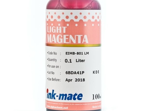 Чернила для EPSON (S22/T50/L800) (100мл, light magenta, Pigment) EIMB-143PLM Ink-Mate - изображение