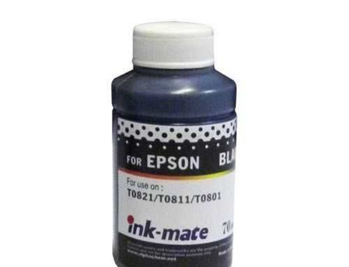 Чернила для EPSON (T0821 /T0811/T0801) St Photo R270/390/RX590/T50/P50 (70мл, black, Dye) EIM-290A Ink-Mate - изображение