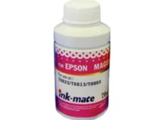 Чернила для EPSON (T0823 /T0813/T0803) St Photo R270/390/RX590/T50/P50 (70мл, magenta, Dye) EIM-290C Ink-Mate - изображение