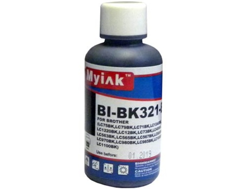 Чернила для Brother LC1240BK (100мл,black) BI-BK321-B Gloria™ MyInk - изображение