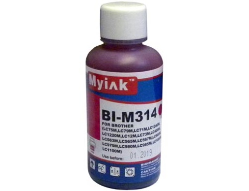 Чернила для Brother LC1240M (100мл,magenta) BI-M314 Gloria™ MyInk - изображение