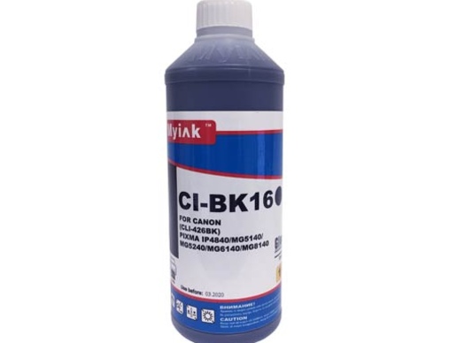 Чернила для CANON CLI-426/526/726Bk (1л,black) CI-BK16 Gloria™ MyInk - изображение