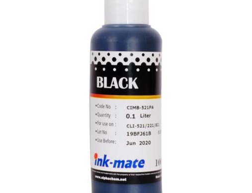 Чернила для CANON CLI-521Bk (100мл, black, Dye ) CIM-521PB Ink-Mate - изображение
