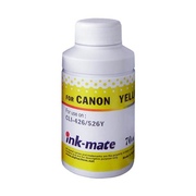 Чернила для CANON CLI-521Y (70мл, yellow, Dye) CIM-521C Ink-Mate - изображение