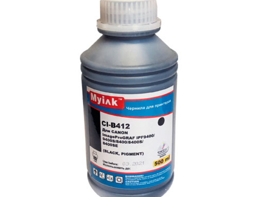 Чернила для CANON (PFI-706BK) imagePROGRAF iPF9400/9400S/8400/8400S (500мл,black,Pigment)  MyInk - изображение