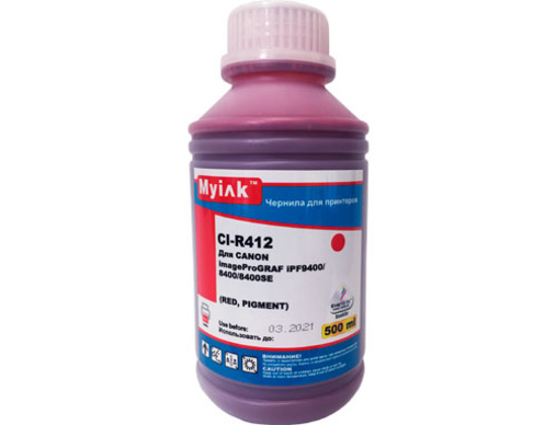 Чернила для CANON (PFI-706R) imagePROGRAF iPF9400/9400S/8400/8400S (500мл,red,Pigment) MyInk - изображение