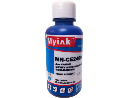 Чернила для CANON PGI-2400XLC (100мл, cyan, Pigment) CE2400C EverBrite™ MyInk - изображение