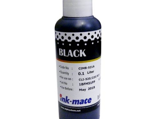 Чернила для CANON PGI-520Bk (100мл, black, Pigment) CIM-521A Ink-Mate - изображение