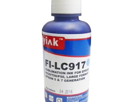 Чернила для EPSON St Photo R230/T50 (100мл, light cyan, сублимационные) FI-LC91/7ES917LC MyInk - изображение
