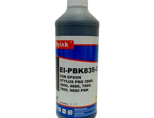 Чернила для EPSON (T0591) St Pro R2400/2880/ 3000/3800/7800/9800/ 7880/9880 (1л, photo black, Pigment) EI-PBK835-C  EverBrite™ MyInk - изображение