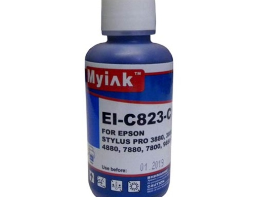 Чернила для EPSON (T0592) St Pro R2400/2880/ 3000/3800/7800/9800/ 7880/9880 (1л, cyan, Pigment) EI-C823-C EverBrite™ MyInk - изображение