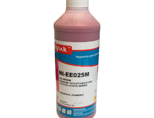 Чернила для EPSON (T0733/T0713/T0923) St C67/91/CX3700/4300/ T40/TX550/S22/SX125 (1л,magenta, Pigment) EE025M MyInk - изображение