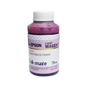 Чернила для EPSON (T0826/T0816/T0806) St Photo R270/390/RX590/T50/P50 (70мл, light magenta, Dye) EIM-290C Ink-Mate - изображение