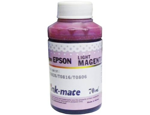 Чернила для EPSON (T0826/T0816/T0806) St Photo R270/390/RX590/T50/P50 (70мл, light magenta, Dye) EIM-290C Ink-Mate - изображение
