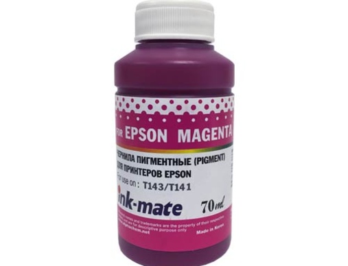 Чернила для EPSON (T143/T141) (70мл, magenta, Pigment) EIM-143PM Ink-Mate - изображение