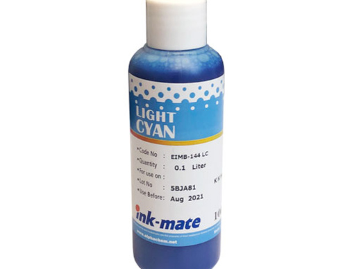 Чернила для EPSON (T144) (100мл, light cyan, Pigment) EIMB-144PLC Ink-Mate - изображение