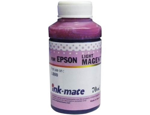 Чернила для EPSON (T6736) L800 (70мл, light magenta, Dye) EIM-801LM Ink-Mate - изображение