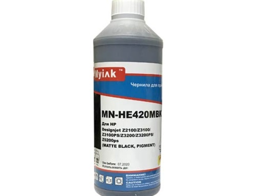 Чернила для HP ( 70) C9448A (1л,matte black, Pigment) HE420MBK MyInk - изображение