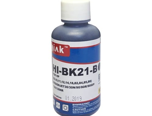 Чернила для HP ( 84) HP Designjet 30/30n/90/90r/ 90gp/130 C5016A (100мл,black) HI-BK21-B MyInk - изображение