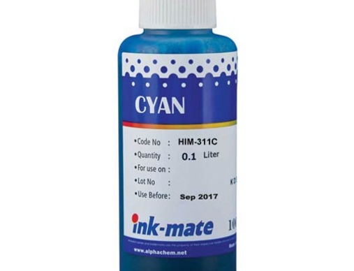Чернила для HP (177) C8771 (100мл, cyan) HIM-311C Ink-Mate - изображение