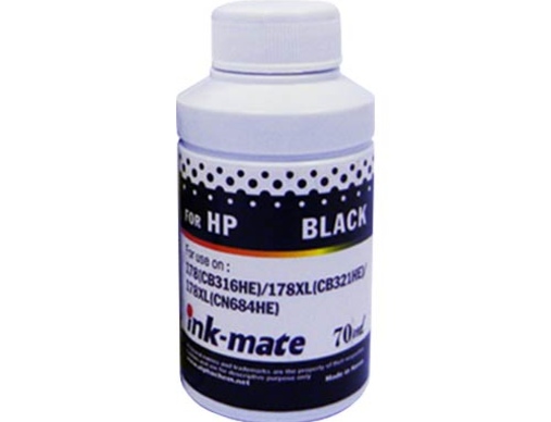Чернила для HP (178/920) CB316/CB321 (70мл, black, Pigment ) HIM-364A Ink-Mate - изображение