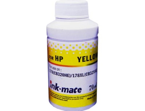 Чернила для HP (178/920) CB320/CB325 (70мл, yellow ) HIM-364C Ink-Mate - изображение