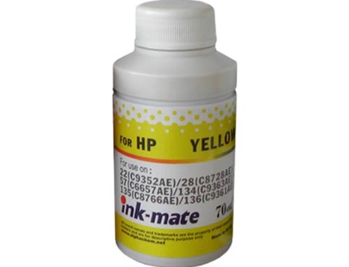 Чернила для HP 22/28/57/134/135/136 (70мл, yellow, Dye) HIM-900C Ink-Mate - изображение