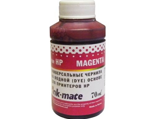 Чернила универсальные для  HP (70мл, magenta, Dye) HIMB-UM Ink-Mate - изображение