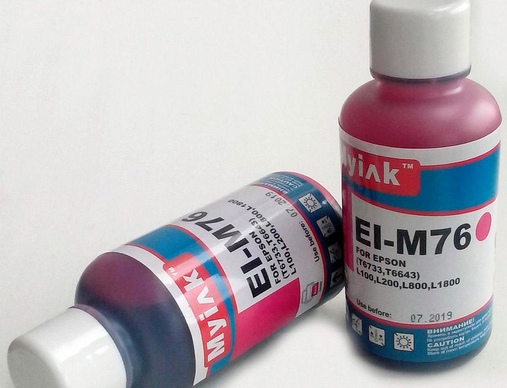 Чернила для EPSON (T6736) L800, L1800 (100мл, light magenta) EI-LM76 Gloria™ MyInk - изображение