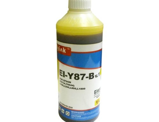 Чернила для EPSON (T6644/T6734) L100/L200/ L655/ L800/ L1800 (1л, yellow, Dye) EI-Y87-B Gloria™ MyInk - изображение