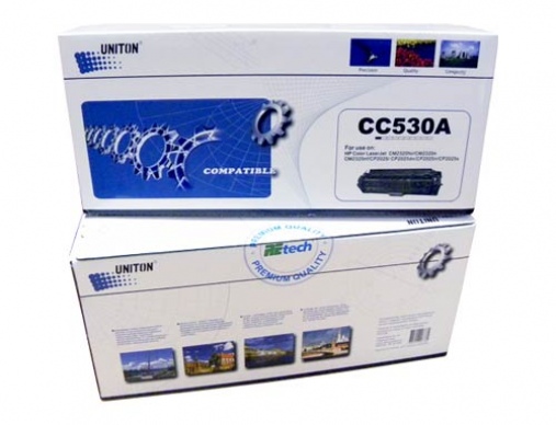 Картридж HP CC530A (304А)/CANON Cartridge 718Bk черный (3,5K) UNITON Premium - изображение