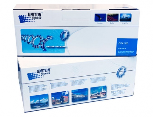 Картридж HP CF411X (410X) синий (5K) UNITON Premium - изображение