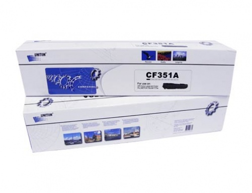 Картридж HP CF351A (130A) синий (1K) UNITON Premium - изображение